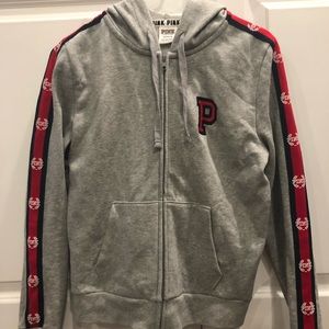 PINK zip-up hoodie